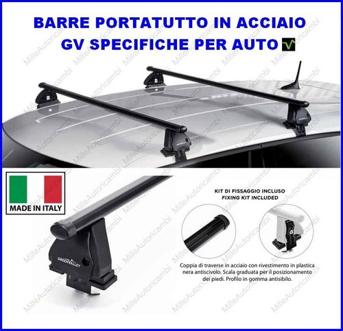Barre portatutto evo acciaio - barre,